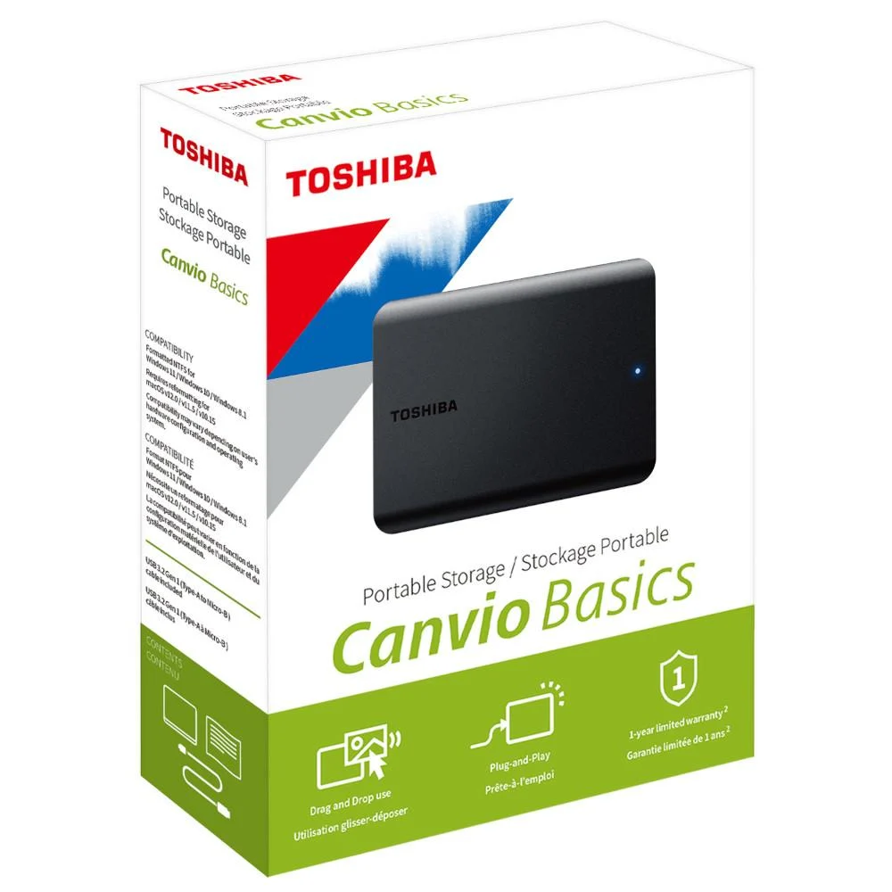 HD EXT 3.0 2TB 5400RPM CANVIO TOSHIBA
