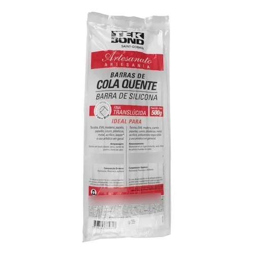 COLA DE SILICONE FINA BASTAO PCT C/1KG 7X30 TEK BOND