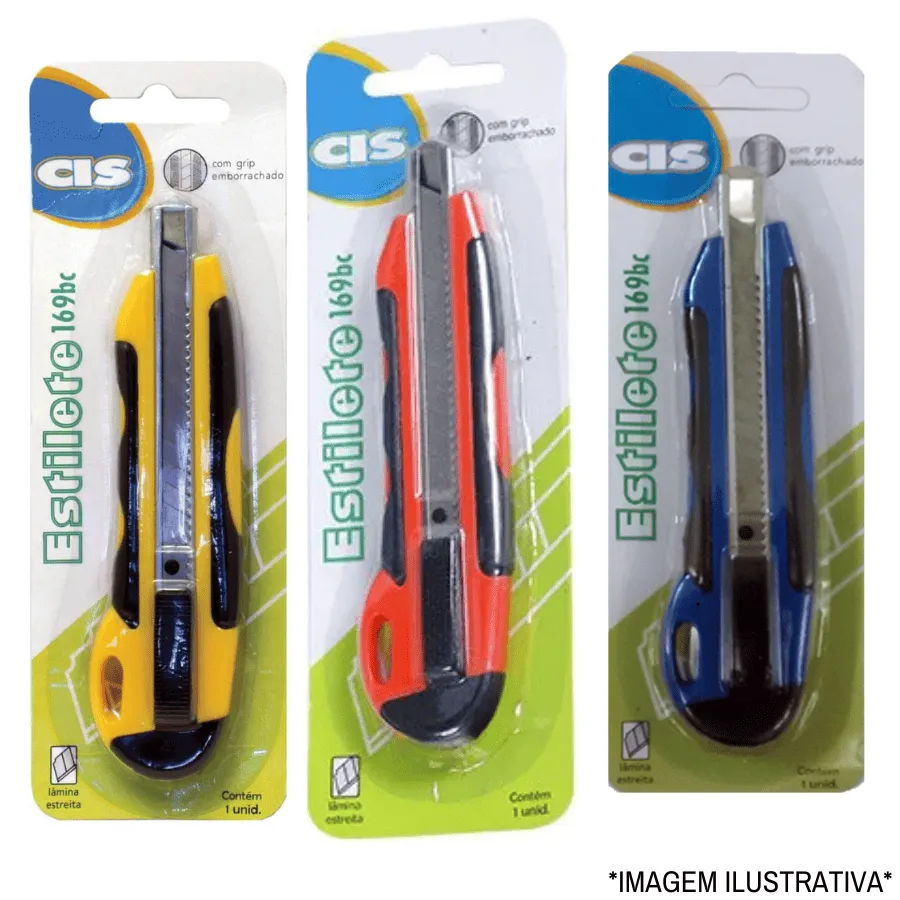 ESTILETE LAMINA ESTREITA 169BC CORES CIS