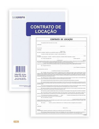 CONTRATO DE LOCACAO 208X288MM 100FLS SIDGRAPH
