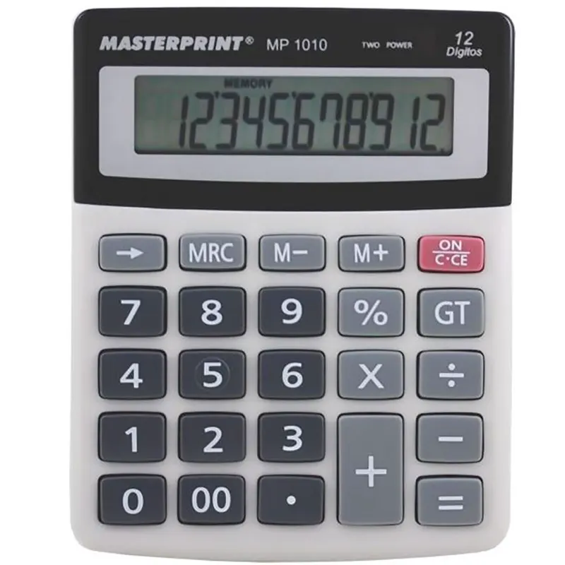 CALCULADORA 12 DIG MP 1010 MASTERPRINT