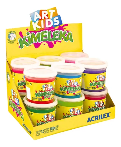 SLIME KIMELEKA C/12 180G TR ART KIDS ACRILEX