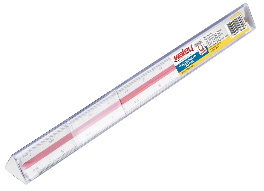 ESCALIMETRO TRIANGULAR 30CM WALEU
