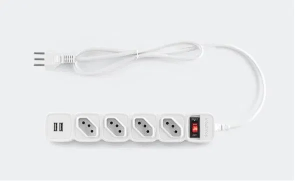 FILTRO DE LINHA 4 TOM 2 USB EPE 204 USB BR INTELBRAS