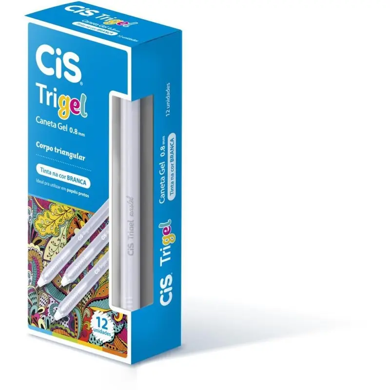 CANETA ESF 0.8 C/12  TRIGEL GEL BR CIS