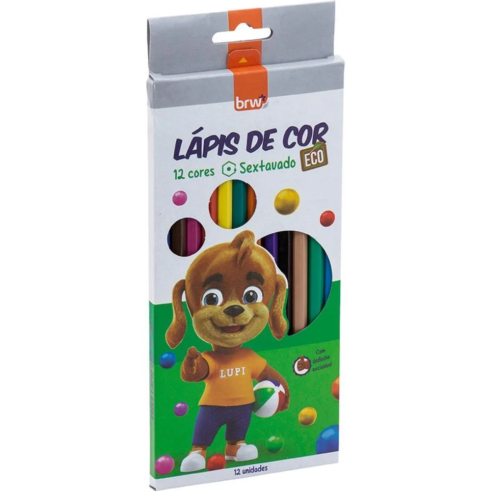 LAPIS DE COR GR PCT/6 C/12UN ECO LP1204 CORES BRW