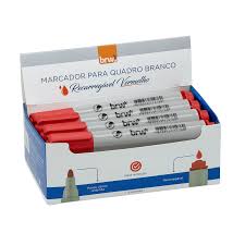 MARCADOR QUADRO BR C/12 RECARREG PONTA 2MM VM BRW