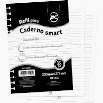 REFIL CADERNO SMART UNIV 48F PR DAC