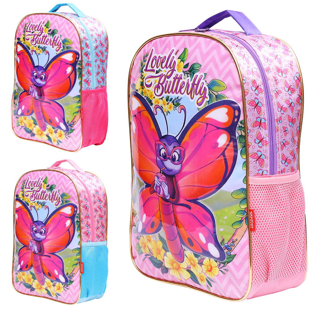 MOCHILA FEM LOVELY BUTTERFLY BPD33973 RS ROCIE