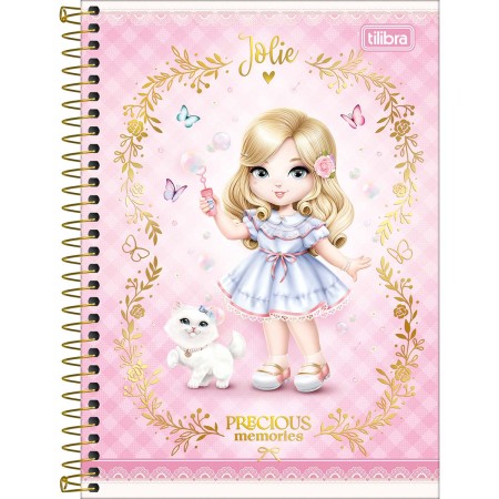 CADERNO ESP UNIV CD 1M 80F C/4 JOLIE TILIBRA