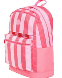 MOCHILA JUV LISTRADA  FEMININA CORES ROCIE