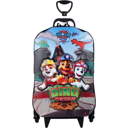 MOCHILA C/RODAS PATRULHA CANINA DINO 3D MAX TOY