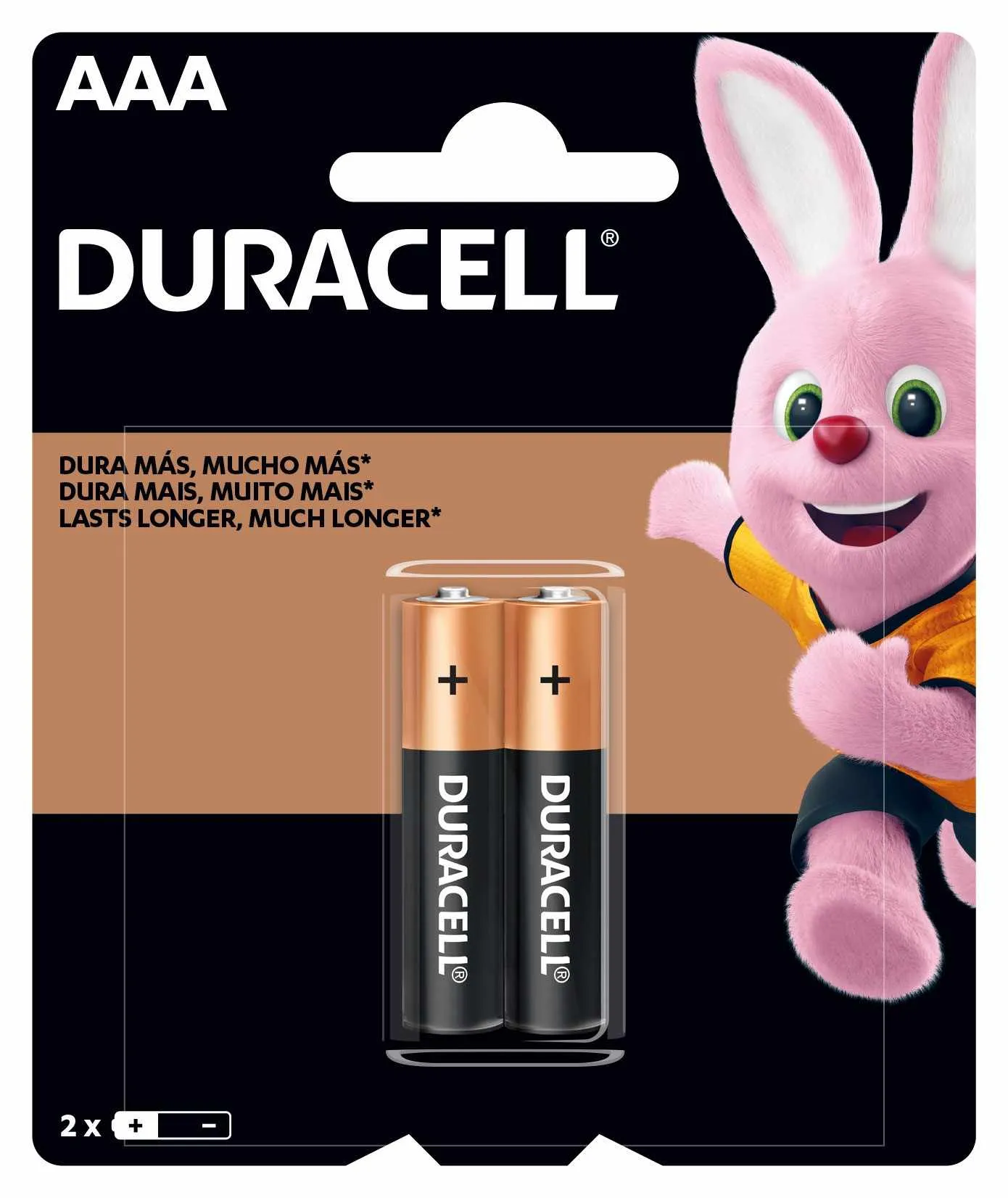 PILHA  AAA  ALCALINA 2UN MN2400 DURACELL