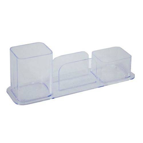 PORTA CANETAS/CLIPS/LEMBRETES TRIPLO CR DELLO