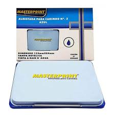 ALMOFADA P/CARIMBO TAMPA METAL Nº3 AZ MASTERPRINT