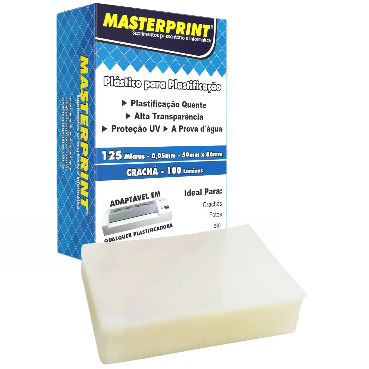 POLASEAL CRACHA 05 59X86 C/100 MASTERPRINT