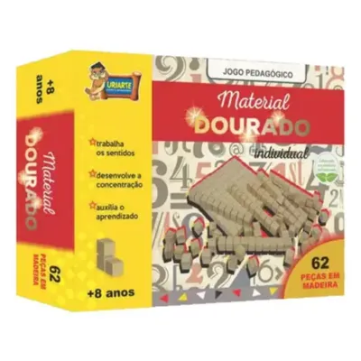 JOGO PEDAGOGICO 111 PCS MAT DOURADO URIARTE