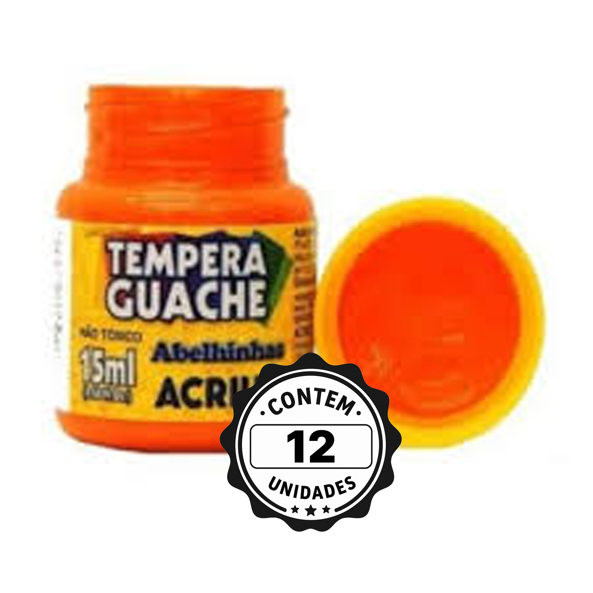 TINTA GUACHE 15ML ABELHINHAS C/12 LJ ACRILEX