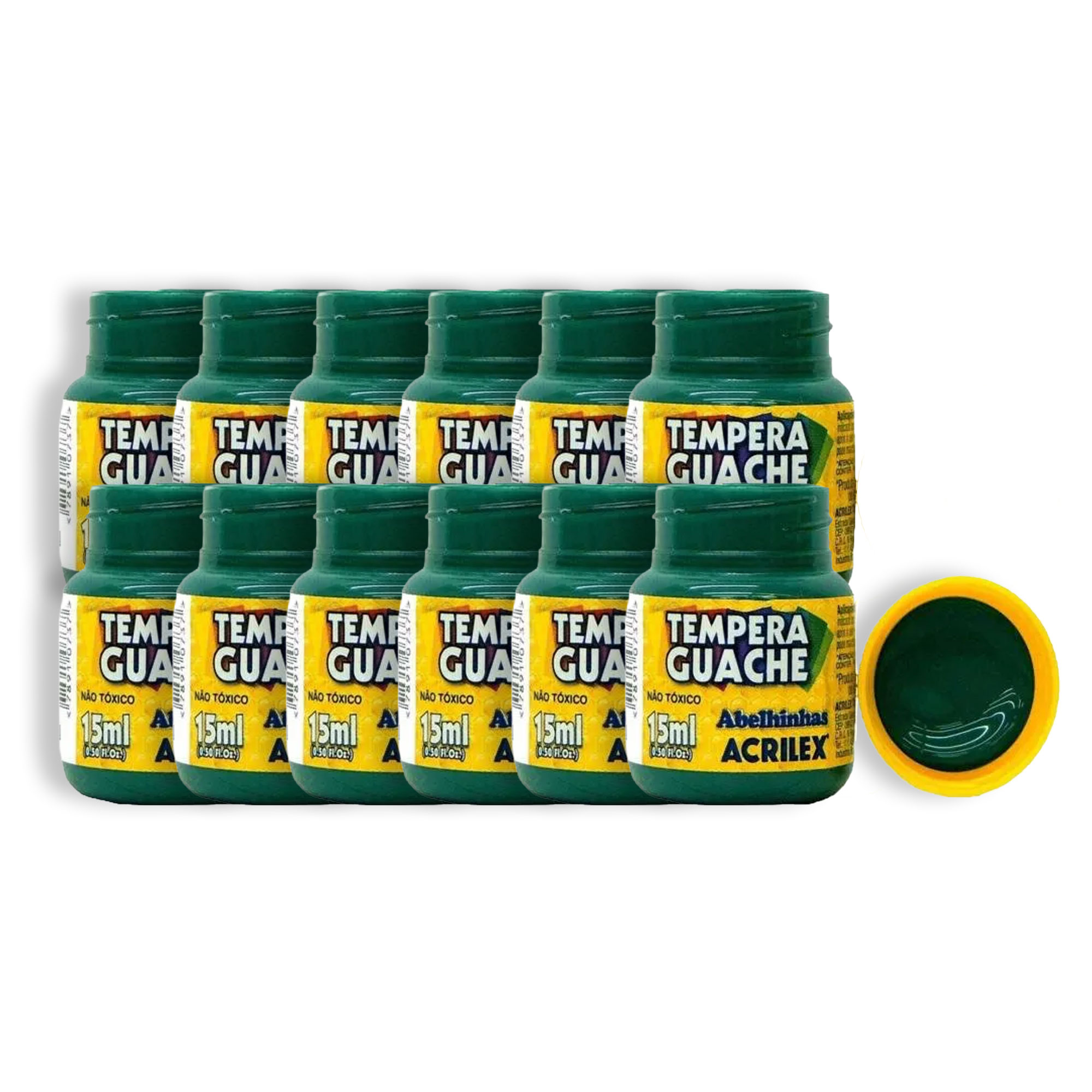 TINTA GUACHE 15ML ABELHINHAS C/12 VD BANDEIRA ACRILEX