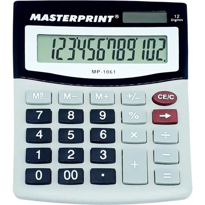 CALCULADORA 12 DIG MP 1061 MASTERPRINT