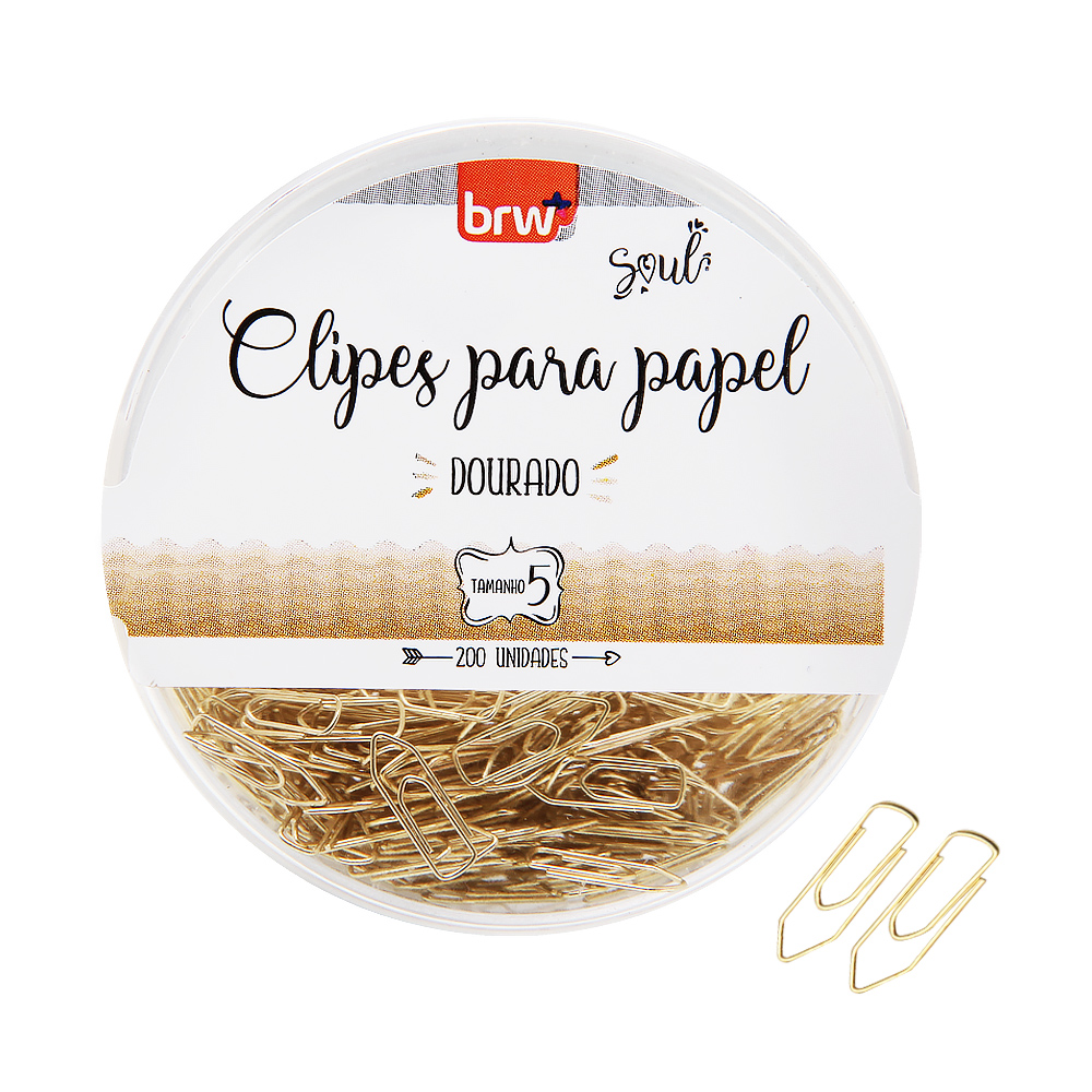 CLIPS MINI DOURADO CL0501 BRW