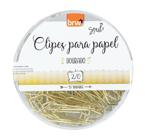 CLIPS N2/0 DOURADO CL2054 BRW