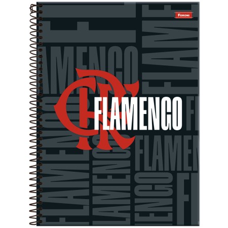 CADERNO ESP UNIV CD 20M 320F C/2 FLAMENGO MASC FORONI