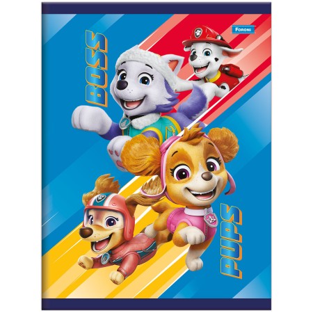 CADERNO BROCH UNIV CD 80F C/5 PATRULHA CANINA FORONI