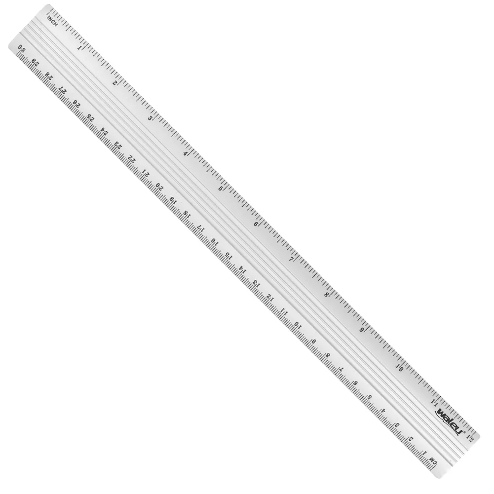 REGUA 30CM ALUMINIO MAXCRIL