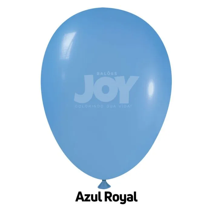 BALAO LISO 7 AZ ROYAL C/50UN JOY