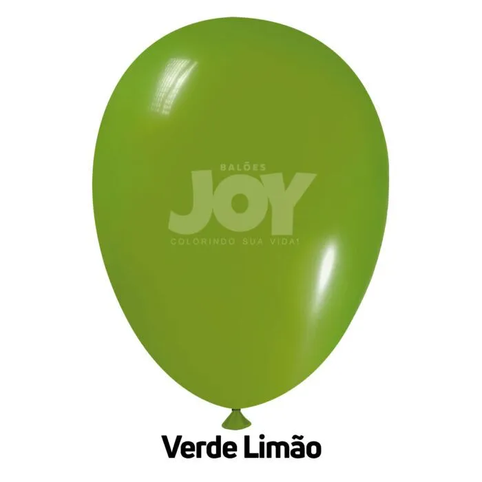 BALAO LISO 7 VD LIMAO C/50UN JOY