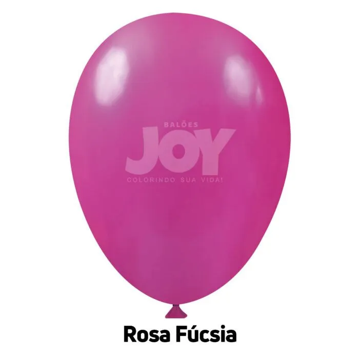 BALAO LISO 7 RS FUCSIA C/50UN JOY