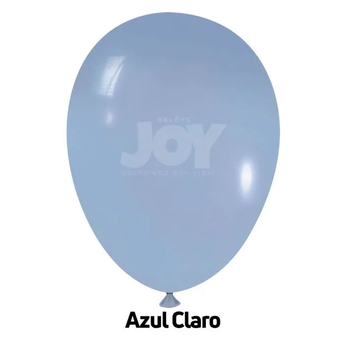 BALAO LISO 7 AZ CLARO C/50UN JOY
