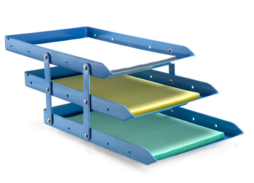 CAIXA P/CORRESP TRIPLA MOVEL AZ PASTEL WALEU