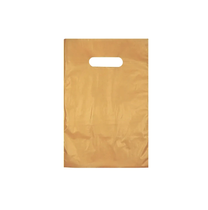 SACOLA LISA P/ PRESENTE TAM M 30X40 C/100 OURO HEMON