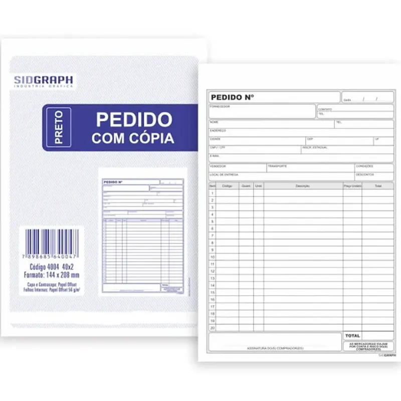 PEDIDO C/COPIA 80F 4051 104X144 C/20 SIDGRAPH