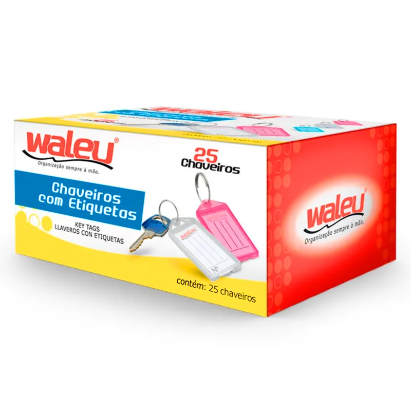 CHAVEIRO C/ ETIQUETA C/25 BR MAXCRIL