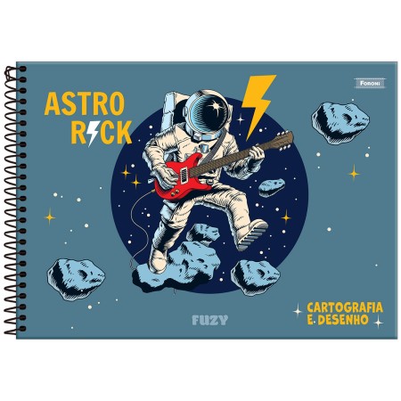 CADERNO ESP CARTOG CD 80F C/4 FUZY FORONI