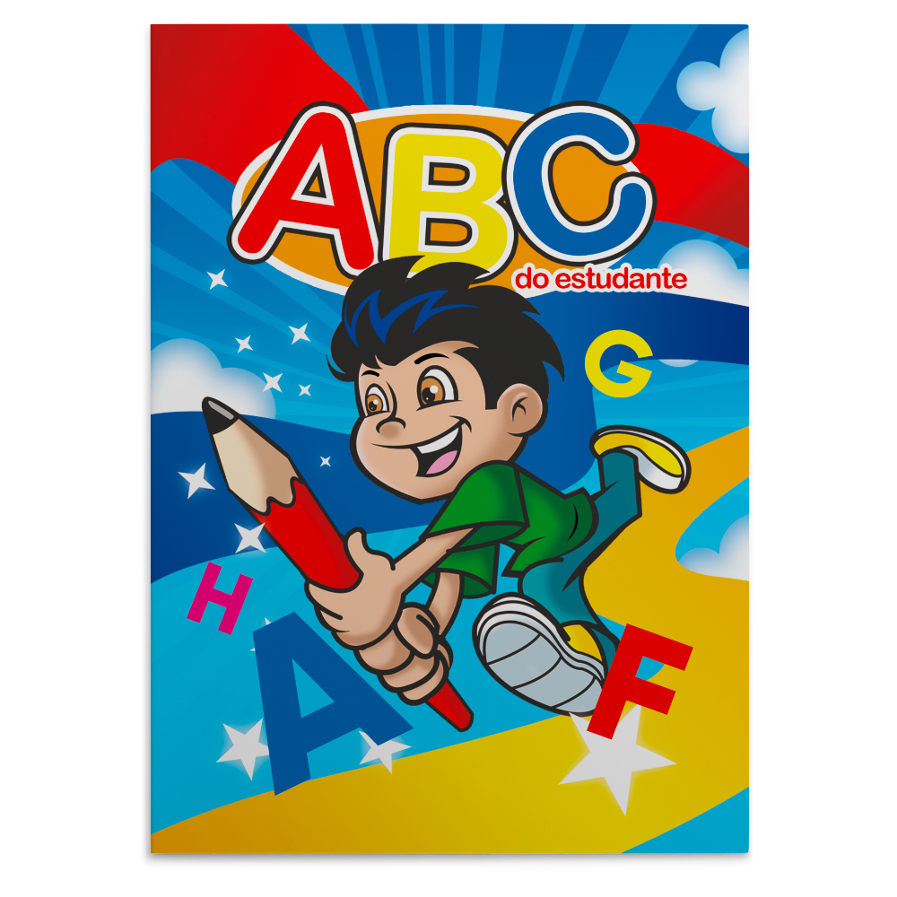 LIVRO ABC DO ESTUDANTE 6FLS 100X145MM C/50 BAHIA ARTES
