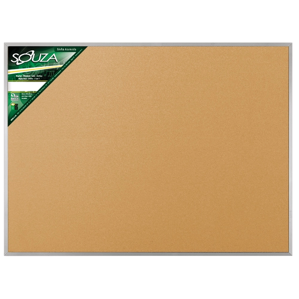 QUADRO CORTICA 100X80 ALUMINIO SOUZA