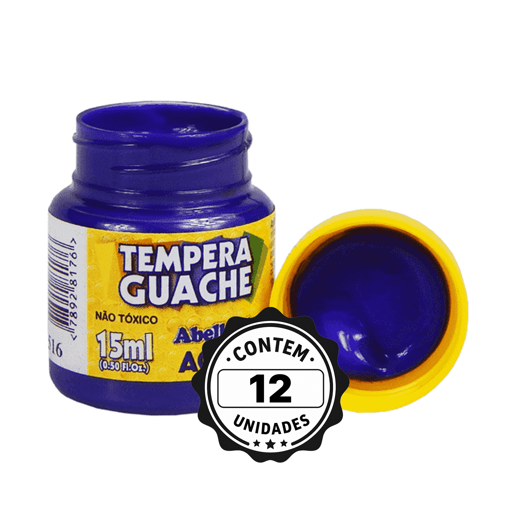 TINTA GUACHE 15ML ABELHINHAS C/12 VL ACRILEX