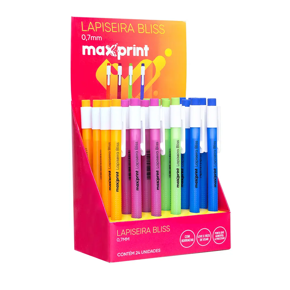 LAPISEIRA 0.7MM C/24 BLISS CORES MAXPRINT