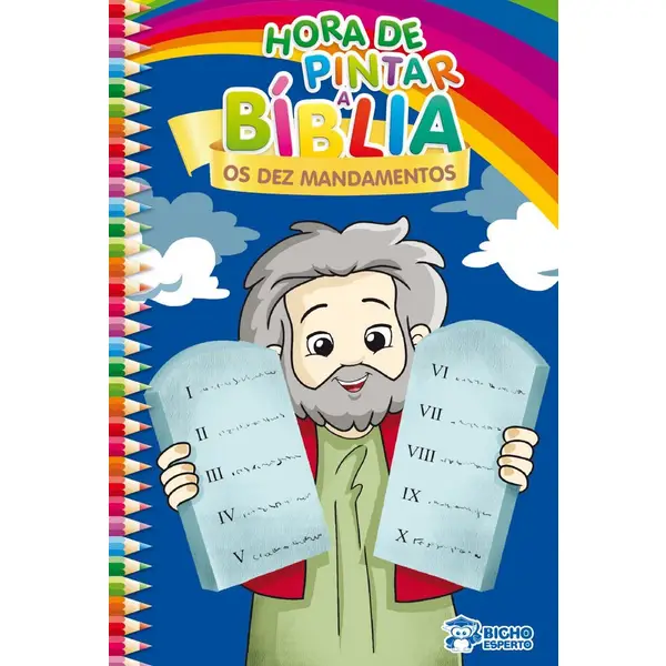 HORA DE PINTAR A BIBLIA OS DEZ MANDAMENTOS RIDEEL