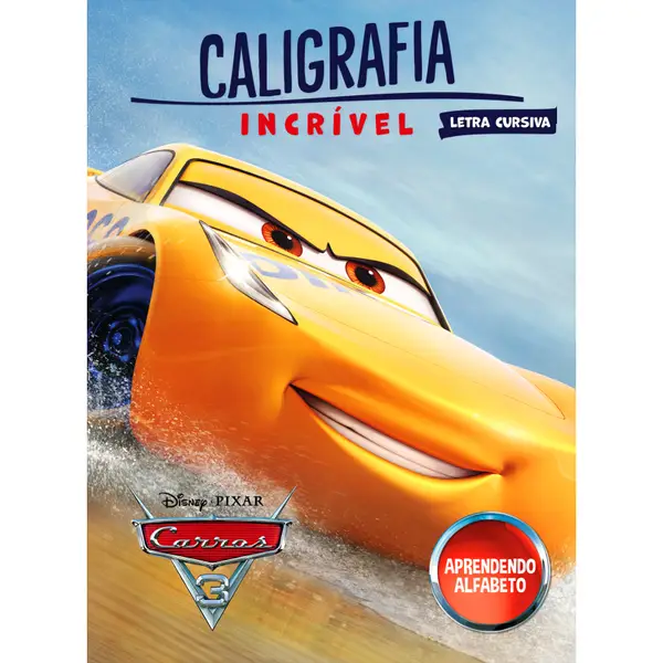 CALIGRAFIA INCRIVEL DISNEY CARROS 3 ALFABETO RIDEEL