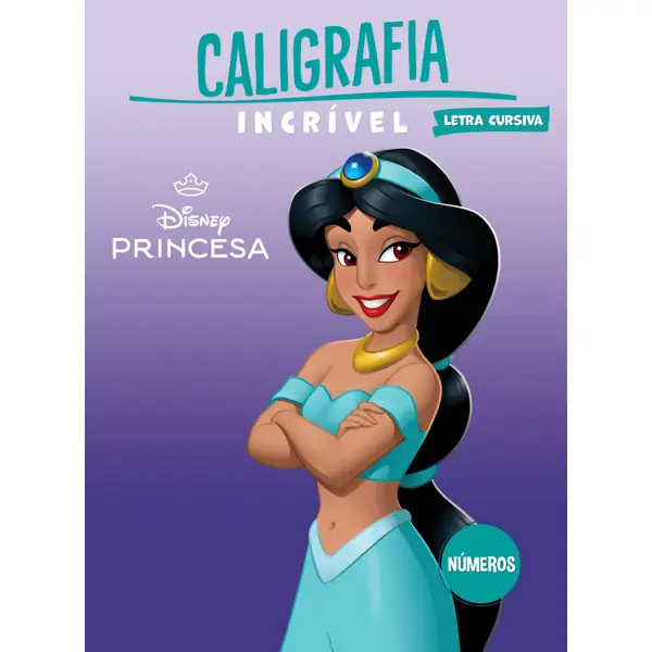 CALIGRAFIA INCRIVEL DISNEY PRINCESAS NUMEROS LETRAS CURSIVA