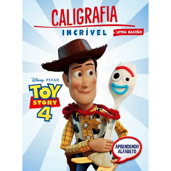 CALIGRAFIA INCRIVEL DISNEY TOY STORY APRENDENDO ALFABETO