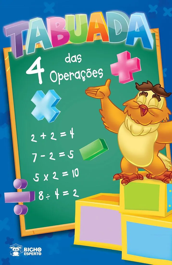 TABUADA 4 OPERACOES 1/4 C/8 RIDEEL