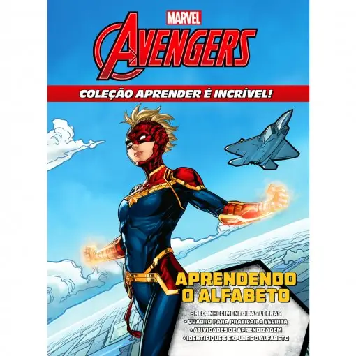 APRENDER INCRIVEL MARVEL AVENGERS APRENDENDO ALFABETO
