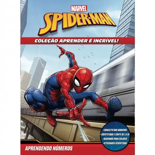 APRENDER INCRIVEL MARVEL SPIDERMAN APRENDENDO NUMEROS