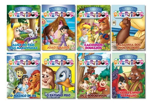 LIVRO COLORIR SOLAPA C/8 CLASSICOS DIVERTIDOS RIDEEL